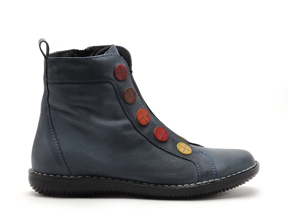 Chacal boots bottine plates 6826 bleu