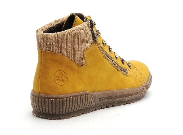 Rieker boots bottine plates n0709 jaune3152301_5