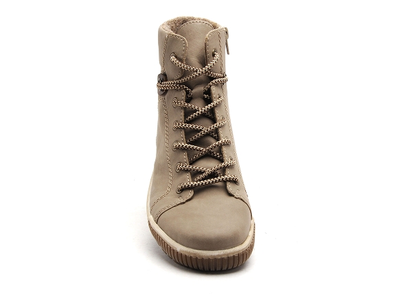 Rieker boots bottine plates n0730 beige3152401_4