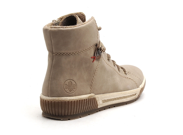 Rieker boots bottine plates n0730 beige3152401_5