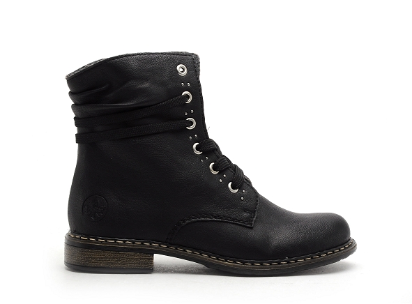 Rieker boots bottine plates 71218 noir