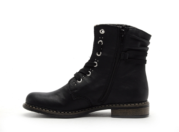 Rieker boots bottine plates 71218 noir3153201_3