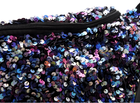 Pieces ville pcstephania sequins small bumbag bleu3159901_4