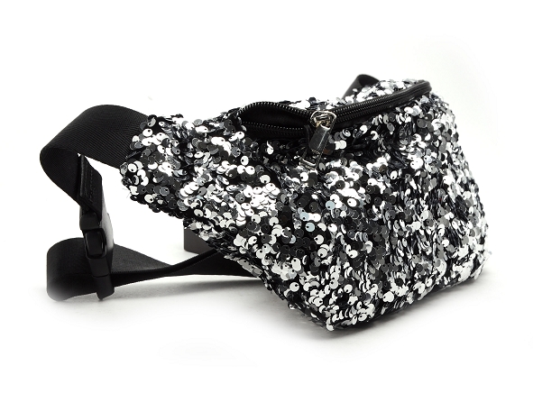 Pieces ville pcstephania sequins small bumbag argent3159902_2