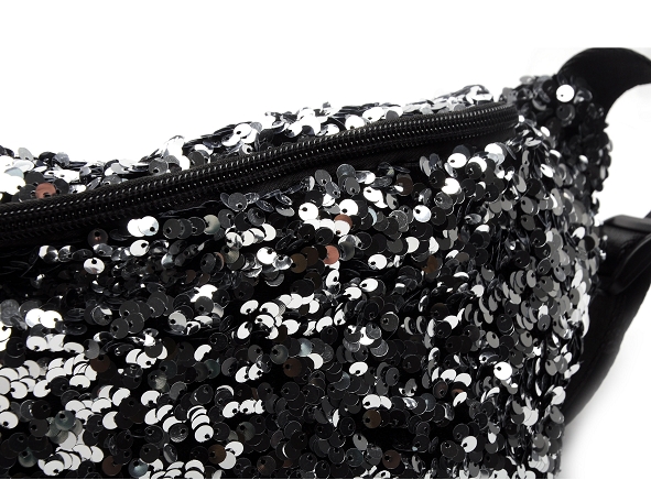 Pieces ville pcstephania sequins small bumbag argent3159902_4