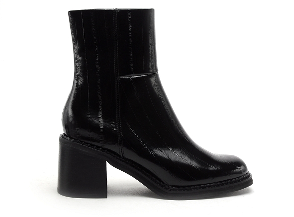 Mamzelle boots bottine talons rebabi noir