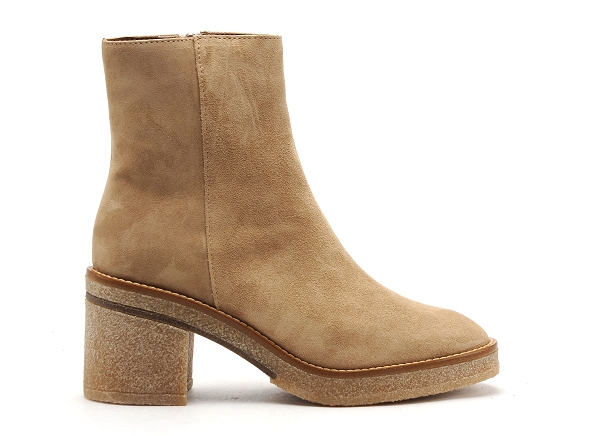 Alpe boots bottine talons 2626 beige