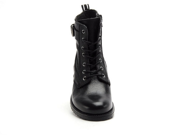 Fricote boots bottine plates 40544bon1 tirette cuir noir3177701_4