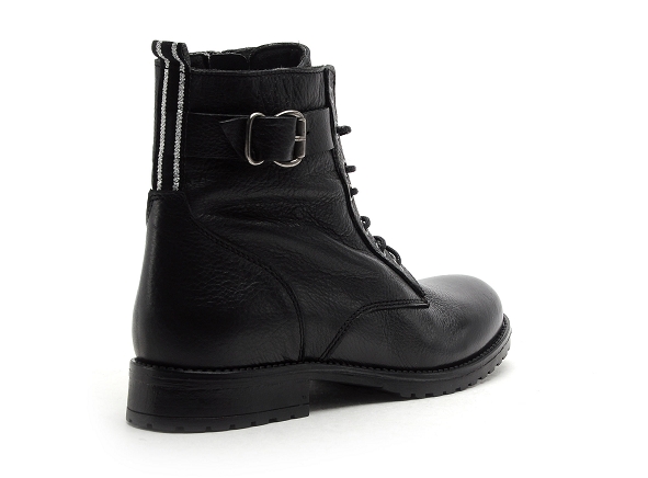 Fricote boots bottine plates 40544bon1 tirette cuir noir3177701_5