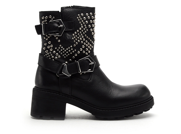 Coco abricot boots bottine talons meyrannes noir