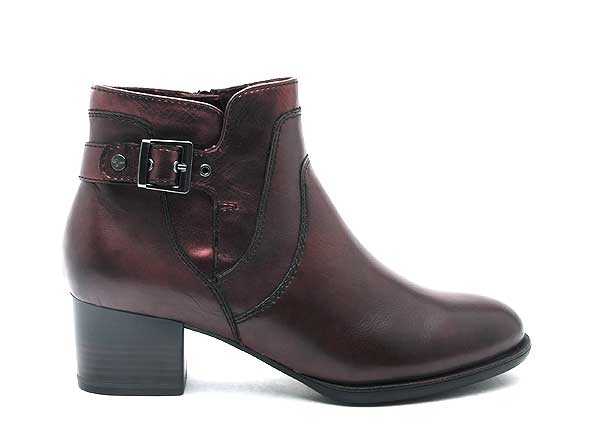 tamaris bottines bordeaux